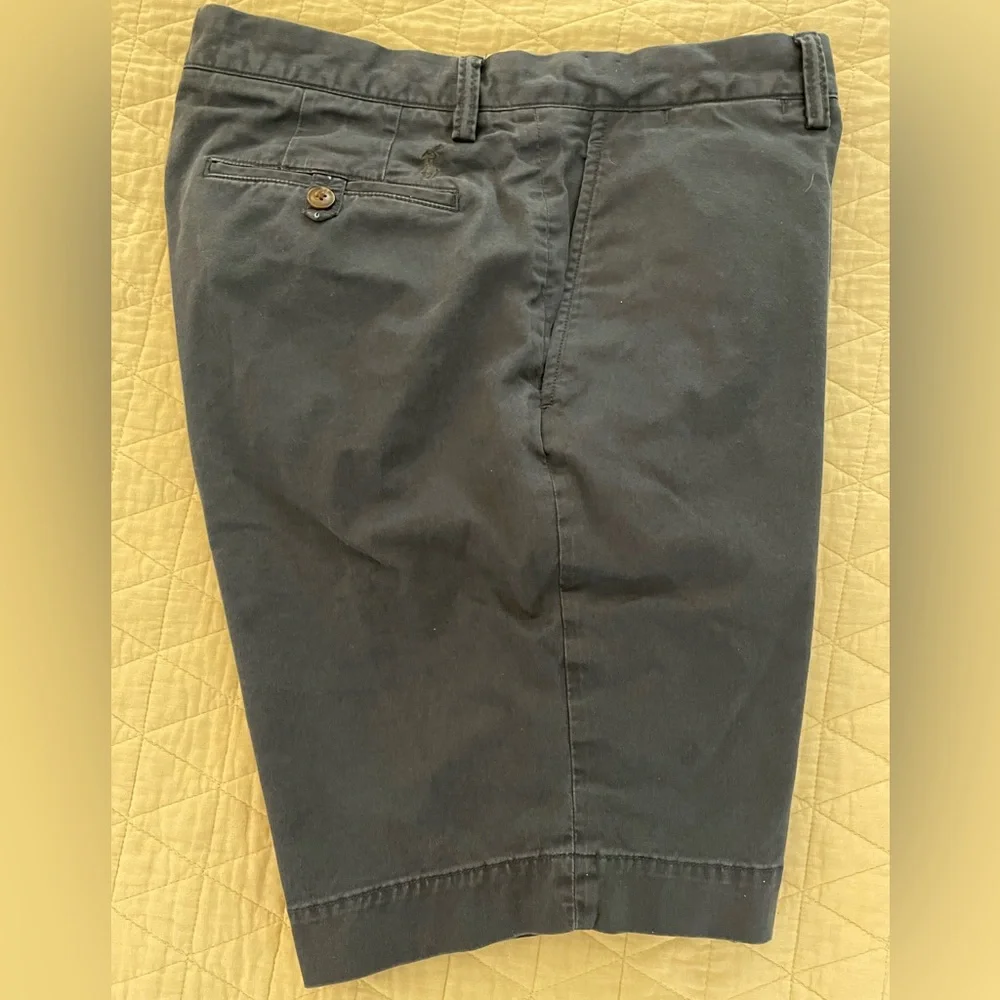 POLO‎ RALPH LAUREN 9-Inch Stretch Classic Fit Chino Short in Navy Size 33